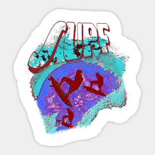 Surfer move Sticker